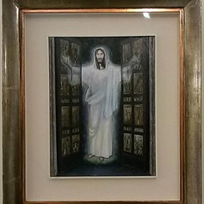 Gesu E La Porta Di Misericordia Vers 1 Coll. Privata 