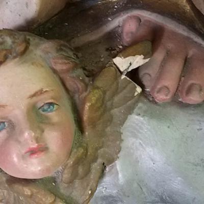 Fasi Restauro Madonna Col Bambino Santermo 2