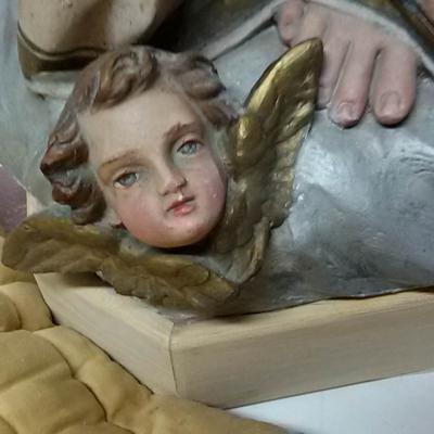 Fasi Restauro Madonna Col Bambino Santermo 9